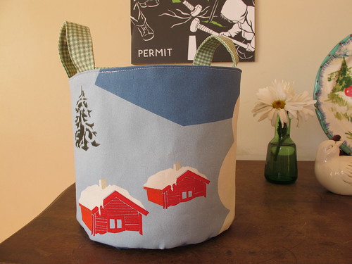 a fabric bucket for carrie