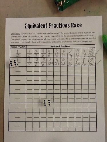 Equivalent Fraction Race