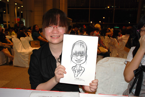 caricature live sketching for kidsREAD Volunteer Appreciation Day 2011 - 14