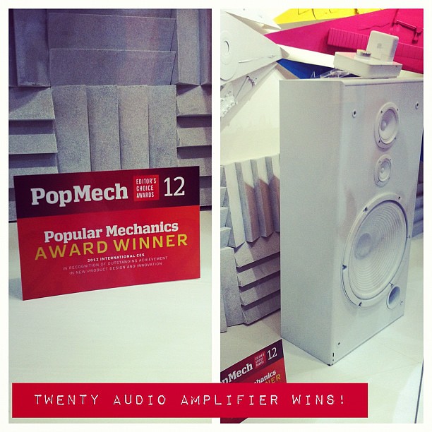 Twenty Audio Amplifier for Airport Express wins Popular Mechanics Editor's Choice Award at CES