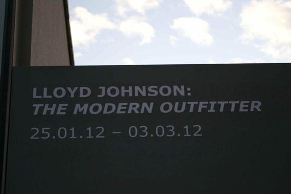 Lloyd Johnson exhibition install: Day 4