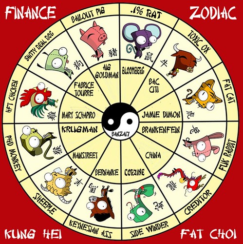 CHINESE FINANCE ZODIAC by Colonel Flick/WilliamBanzai7