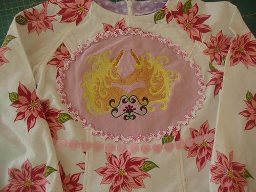 Roxy unicorn embroidery