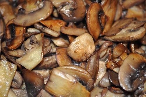mushrooms sautéed with a splash of red wine 13