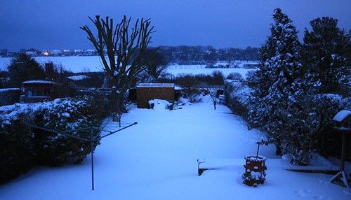 Sunday 06:30. The snow has landed.