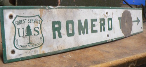 Romero Trail Sign