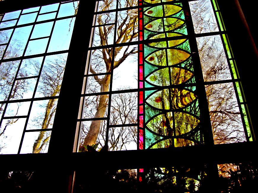 Stained glass - the coach house window