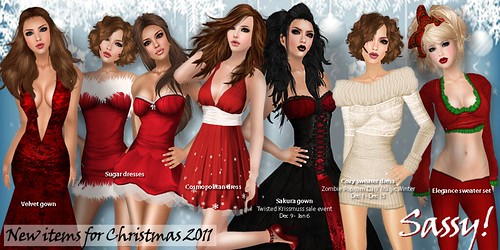 Sassy! New items for Christmas 2011