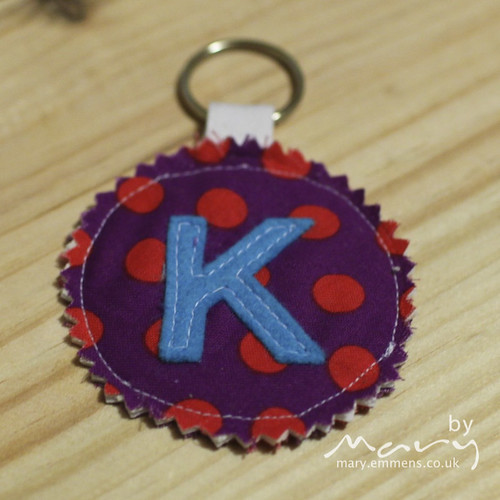 Personalised key ring - K