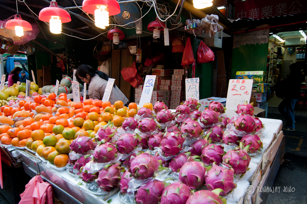 Fruit stand at Shau Kei Wan Market