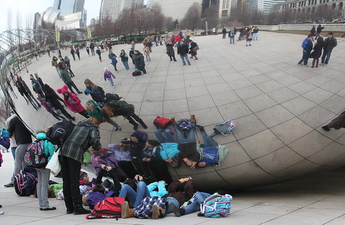 20111223. the bean, the holidays.