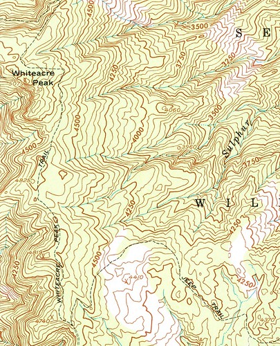 Whiteacre Peak Trail, 1958