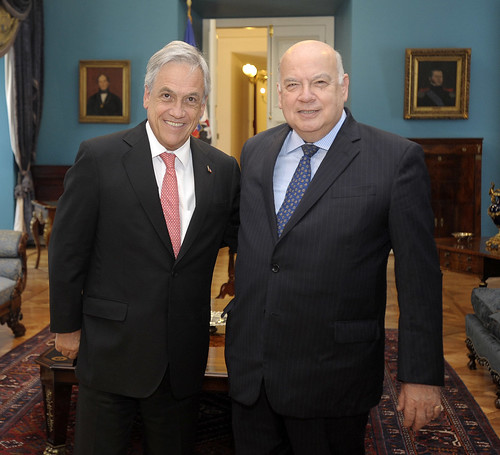 Secretario General de la OEA se reúne con el Presidente de Chile
