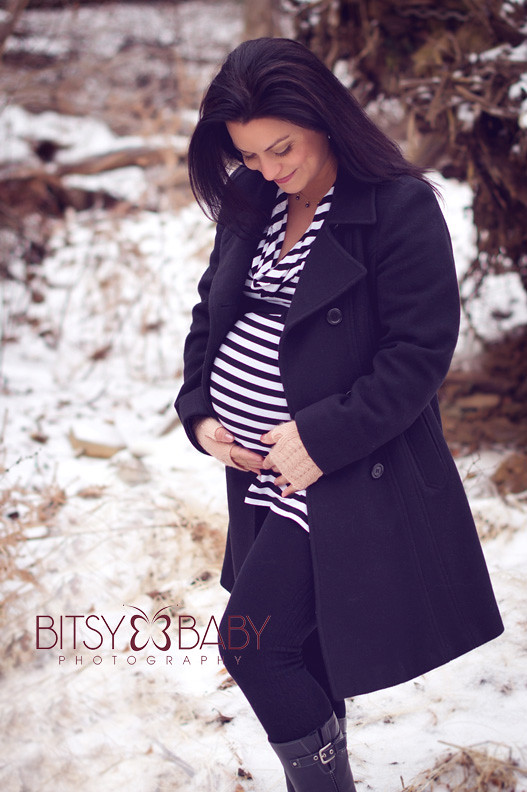 36 weeks pregnant in the winter =)