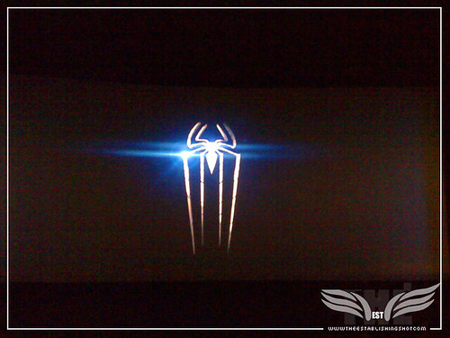 The Establishing Shot: The Amazing Spider-Man Sneek Peek Event - Amazing Spider-Man Logo - London by Craig Grobler