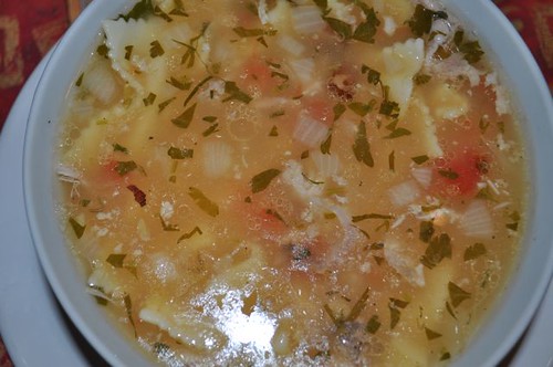 chickpea pasta sauce/soup