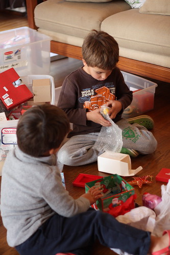 Digging into the ornament boxes