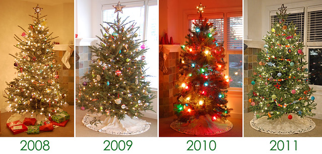 christmas trees 2008-2011
