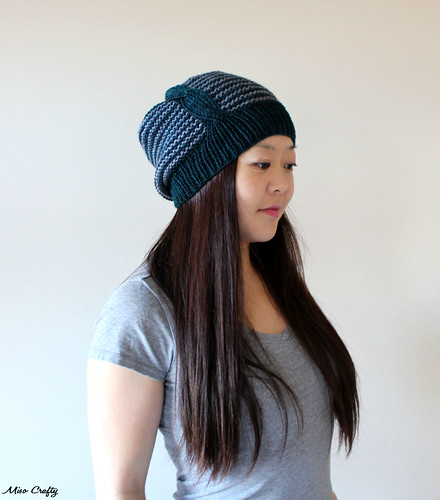 Here and There Hat - Cable Side 2
