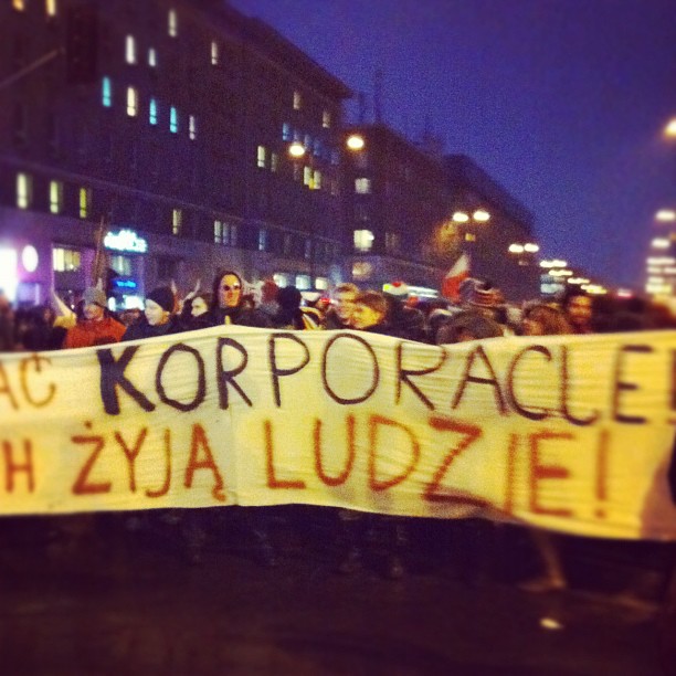 Anti-#ACTA protest in #Warsaw