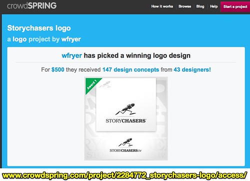 crowdSPRING | Storychasers logo, a Logo project by wfryer