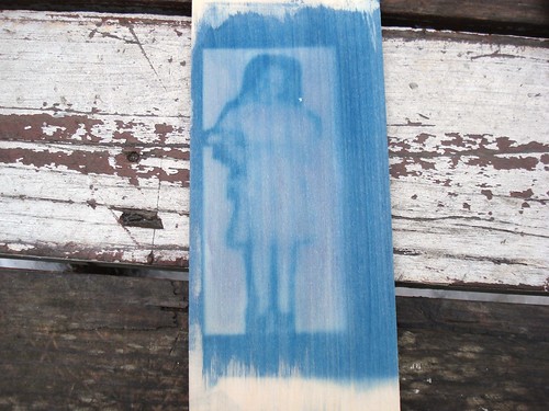 Cyanotype on Wood