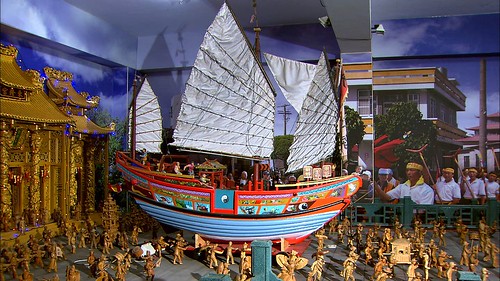 王船祭典模型，花費４年打造！