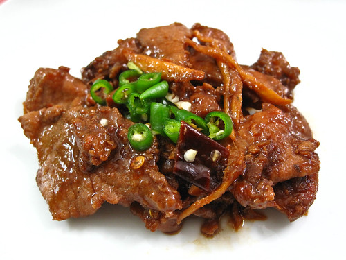 IMG_1971 Sliced pork fried with salted fish , 瘦肉炒咸鱼
