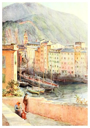004-Puerto de Camogli-An artist in the Riviera (1915)-Walter Tyndale