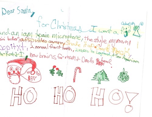 Emily Letter To Santa 2011