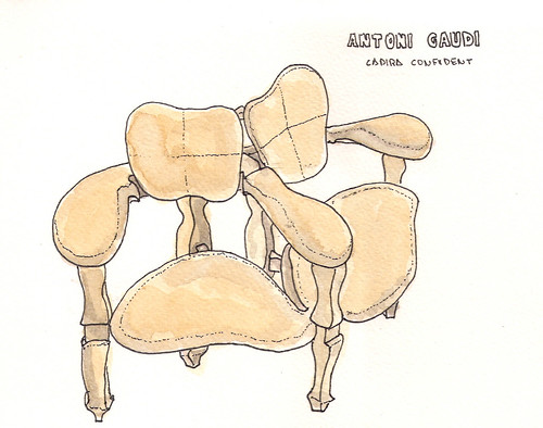 Antoni Gaudi - Chair confidant - MNAC