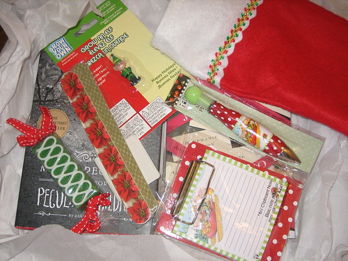 Book Blogger Holiday Swap 2011 -- Goodies