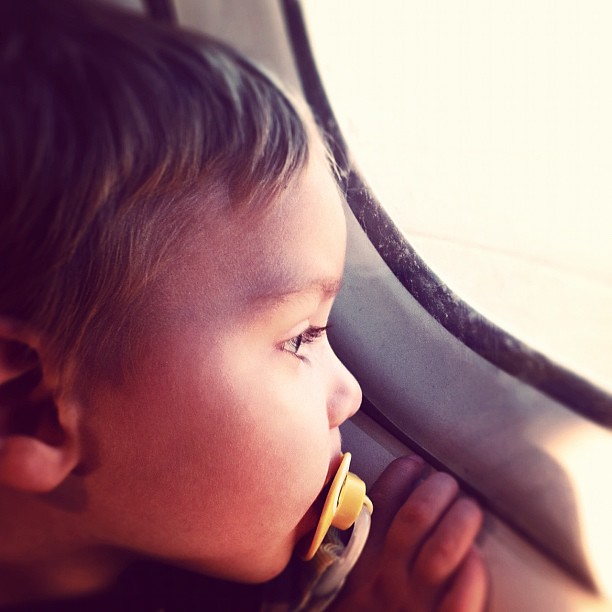 Cole on the plane