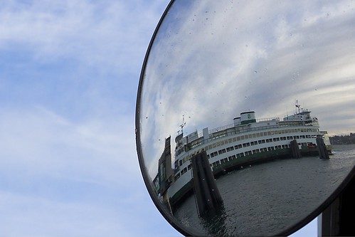 Mirrored Ferry by Bryan Flynn