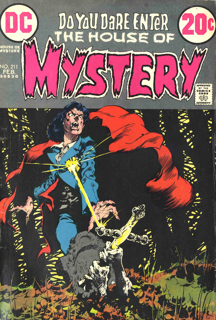 House of Mystery 211 cover by Bernie Wrightson