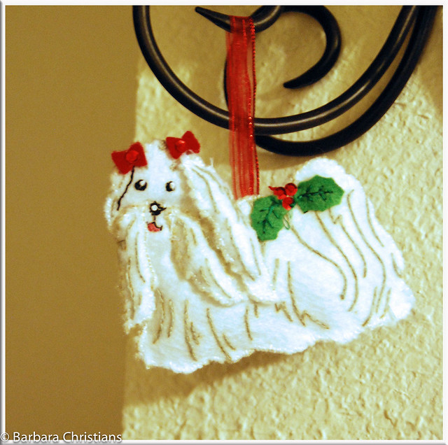 1-2-12 Dog Ornament