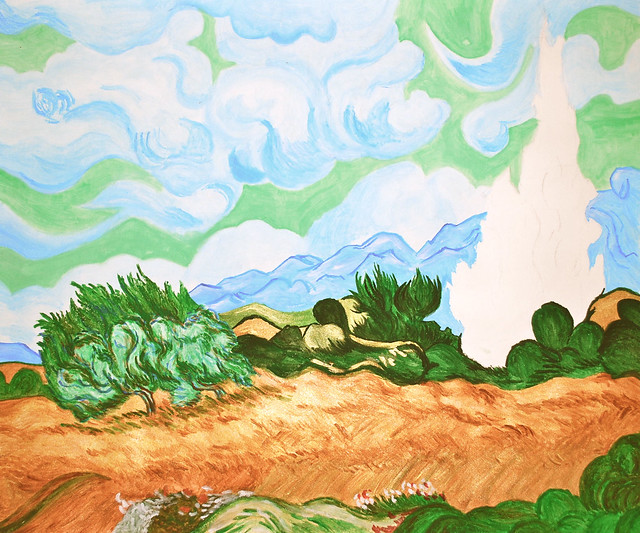 Wheatfield with Cypresses (1 January 2012)