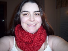 Christmas Cowl wrapped