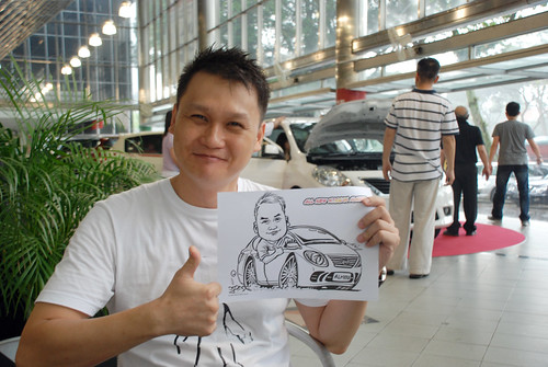 Caricature live sketching for Tan Chong Nissan Almera Soft Launch - Day 1 - 36