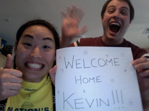 Welcome Home Kevin!!