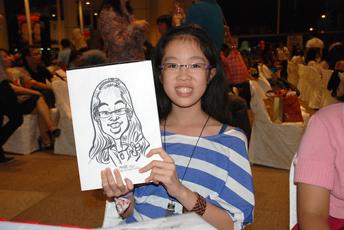 caricature live sketching for kidsREAD Volunteer Appreciation Day 2011 - 10