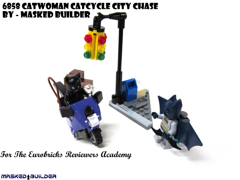 CATWOMAN AND CYCLE FREE SHIPPING !! LEGO 6858 CATWOMAN CATCYCLE CITY CHASE 