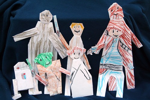 The Good Guys (Lucas's "Origami Star Wars Characters" Paper Dolls)