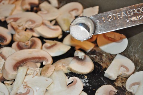mushrooms/salted