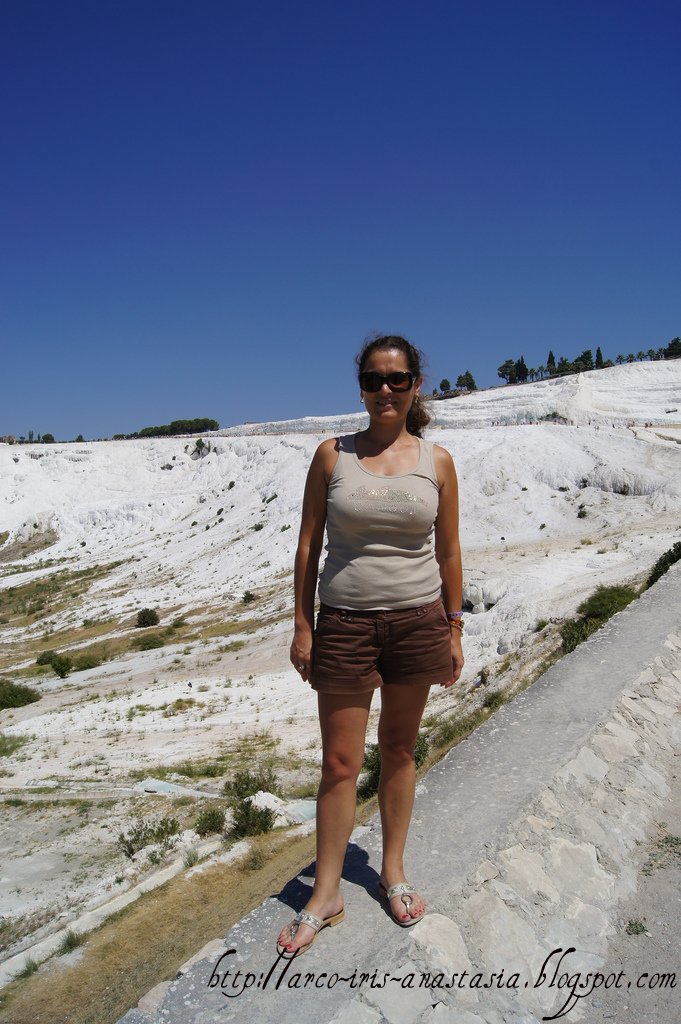At the feet of Pamukkale