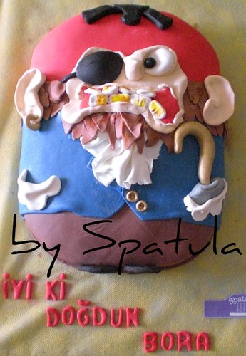 Mighty Beanz Pirates Cake - Mighty Beanz Korsan Pastası by Demetin spatulasi