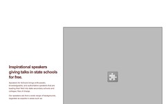 Speakers for Schools website sans images