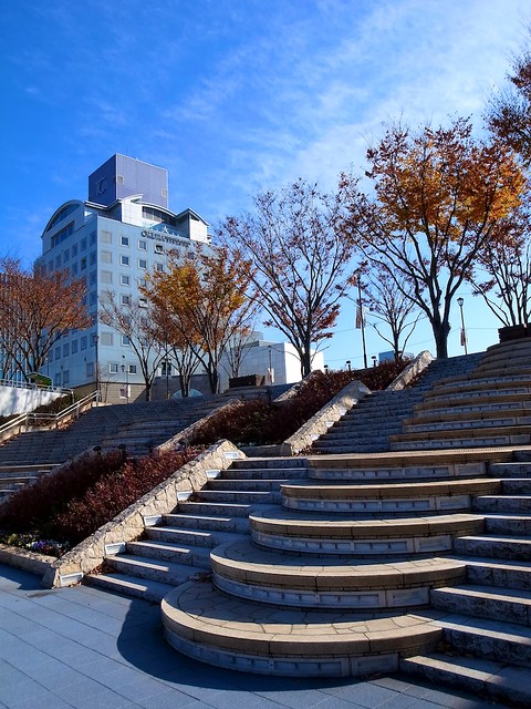 Tsukuba Center in late autumn