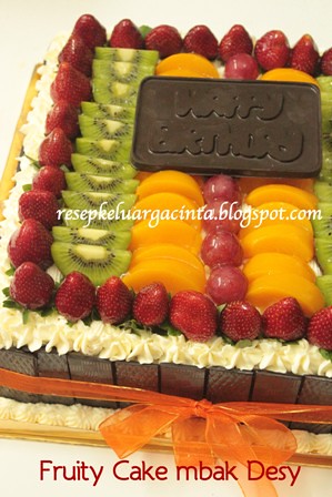 Fruity Cake mbak Desy FM