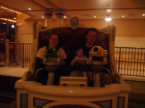Sara, Keely, & Jeremiah at Toy Story (Chloe is next to me)